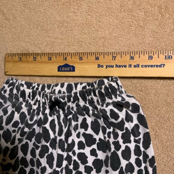 Vintage 90s‎ Hartstrings Girls Sz 7 Black White Dalmatian Leggings (G) - Picture 4 of 6